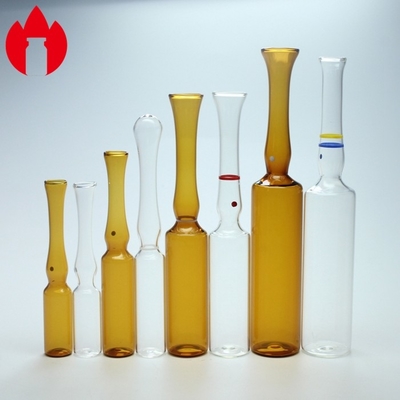1ml-20ml 빈 선명 또는 앰버 Pharma 주사용 유리 앰풀