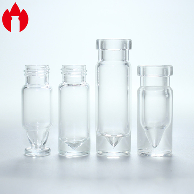 0.5mml 2ml V형 아래쪽 크림 또는 스크루 넥 의료 유리 병