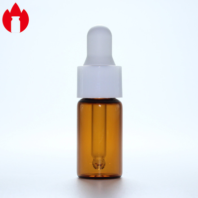 3ml 투명 또는 앰버 스크루 유리 병