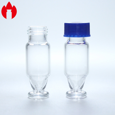 1ml 3ml V 모양 나사 목 유리 병
