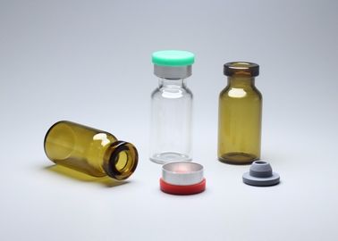 선명하고 앰버 3ml 의약품 크림 톱 유리 튜브 투여 용 수송 용품