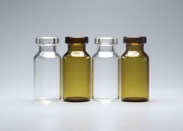 선명하고 앰버 3ml 의약품 크림 톱 유리 튜브 투여 용 수송 용품