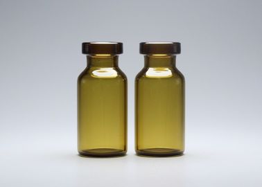 선명하고 앰버 3ml 의약품 크림 톱 유리 튜브 투여 용 수송 용품