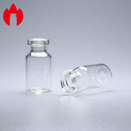 투명한 브라운 유리관 작은 유리병 2ml 수용량 붕규산 유리 물자