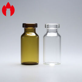 선명하고 앰버 3ml 의약품 크림 톱 유리 튜브 투여 용 수송 용품