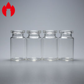 주문을 받아서 만들어진 5ml 투명한 의약 붕규산 유리 관 작은 유리병