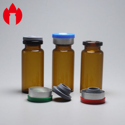 10ml Dark Amber Soda Lime Glass Vial with Crimp Neck and Hot Stamping for Secure Packaging