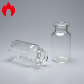 ISO 기준 10ml 24*45mm 투명한 유리제 작은 유리병