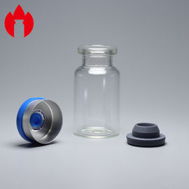 ISO 기준 10ml 24*45mm 투명한 유리제 작은 유리병