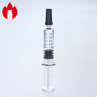 연약한 보호 모자를 가진 1ml 표준 유혹 유리 미리 주사통