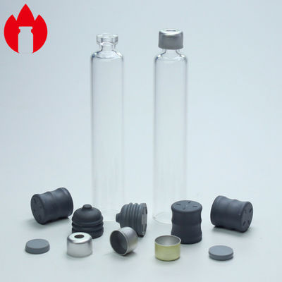 의학 사용을 위한 명확한 중립 붕규산 유리 카트리지 3ml 수용량