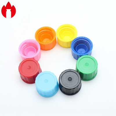 13mm 18mm 24mm 플라스틱 나사 덮개, 실을 꿴 병을 위한 나사 플라스틱 모자