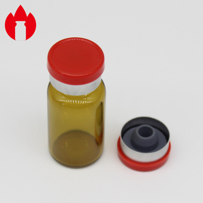 13mm 평면 다채로운 의약품 일회용 알루미늄 플라스틱 덮개 모자