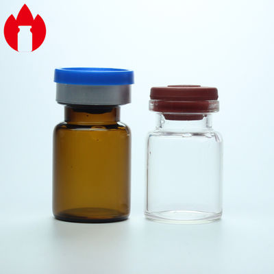 약제 5ml는 유리제 작은 유리병 모자를 가진 맑게 하거나 호박색 소형 냉동 건조