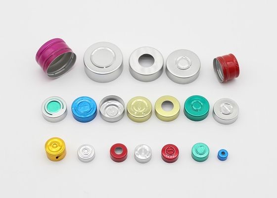 13mm 20mm 28mm 32mm GMP 증명서가 의학 주름에 의하여 Vail 알루미늄 PP 모자를 씌웁니다