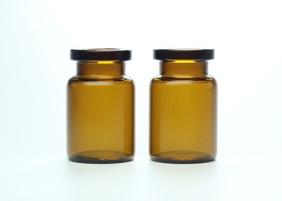 5ml 브라운 빈 약제 주사 가능한 유리제 작은 유리병이 GMP에 의하여 증명서를 줬습니다