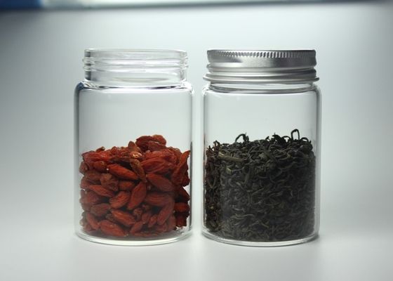 80ml 47*70mm 투명한 높은 붕규산 유리 폭 입 병