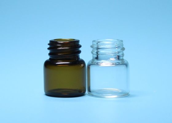 투명한 1ml와 브라운 붕규산염 관 실 입 유리 작은 유리병