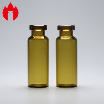 4ml 브라운 주름 목 약학 낮은 붕규산 유리 작은 유리병 패킹