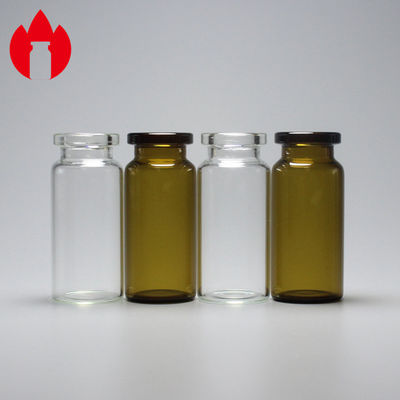 10ml 투명한 호박색 의약 사용된 붕규산 유리 관 작은 유리병