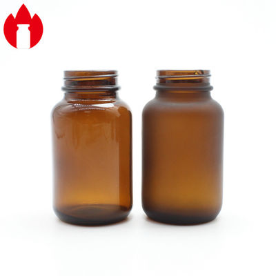 타블릿 또는 알약용 앰버 소다 라임 유리 병
